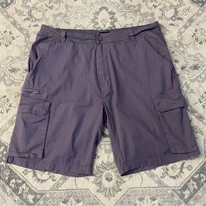 Stanley Men's Cargo Shorts in Muted Purple-Gray